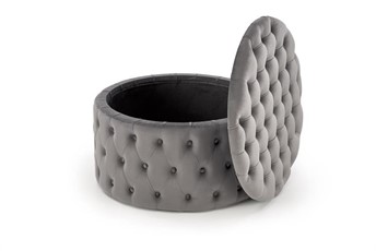 Pufa NUNEZ Popielaty