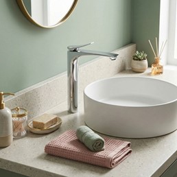 Bateria Umywalkowa Wysoka VISION Chrom