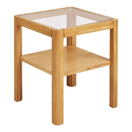 Stolik Kawowy LOURMARIN 40x40cm Dąb Naturalny