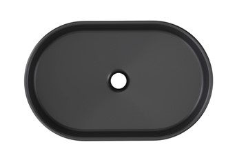 Umywalka Nablatowa RIVER Czarny Mat