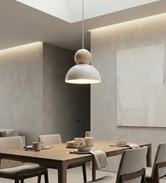 Lampa Wisząca KAKI 1S Biały