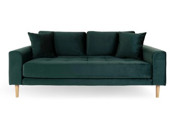 Sofa Trzyosobowa LIDO Butelkowa Zieleń/Naturalny
