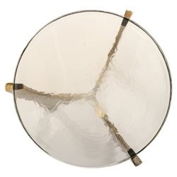 Stolik AVERY Fi32cm Złoty