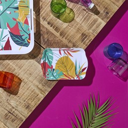 Taca do Serwowania PARADISE EXOTIC 21x14cm Wielokolorowy