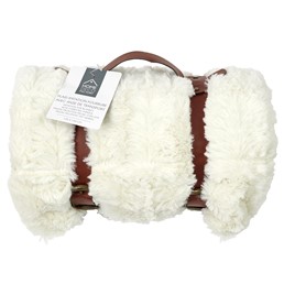 Koc FURRY 120x150cm Biały