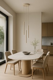 Lampa Wisząca SUNO K-5836 Beż