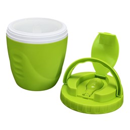 Lunchbox TRAVEL Okrągły Czerwony