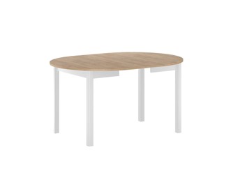 Stół Rozkładany ST5-FX (102-144)x102 cm Dąb Złoty Craft/Biały