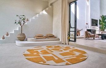 Dywan PAPERCUT Curry Round 9367 240x240 cm