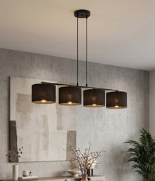 Lampa Wisząca ECO 4 Czarny