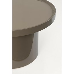 Stolik Kawowy OTILIA Fi70cm Brązowy