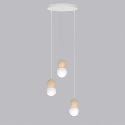 Lampa Wisząca LOOP 3 Biały