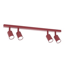 Lampa Sufitowa FLASH 4 Burgundowy