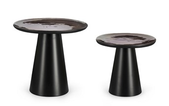 Zestaw Stolików Kawowych ZAINAB Brąz