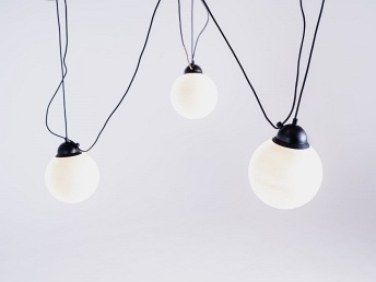 Lampa Wisząca Glass M 3 20 Czarny