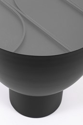 Stolik Kawowy ARCHIE Fi40,5cm Czarny