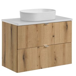 Zestaw Meblowy BEYOND 80cm Biały Mat/Dąb Coast Evoke