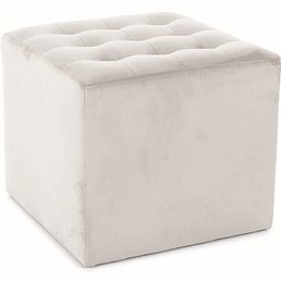 Pufa LORI Velvet J. Szary Bluvel 03