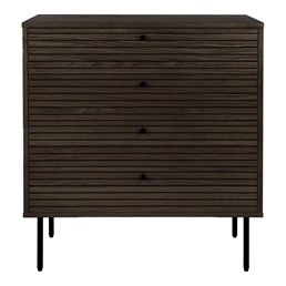 Komoda KYOTO 80cm z Szufladami Brązowy
