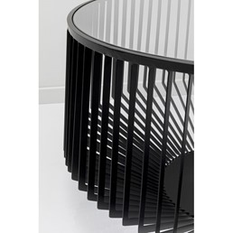 Stolik Kawowy CORINNE Fi80cm Czarny