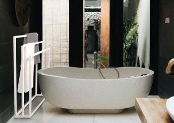 Wieszak Łazienkowy KAJA HOME KS-26 TOWEL III Biały