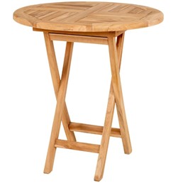 Stół Składany TOLEDO fi70 Drewno Tekowe