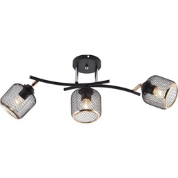 Żyrandol HORTENSJO 3 Czarny