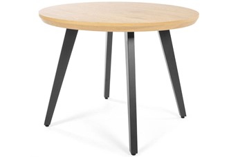 Stół Okrągły BREMA fi100 Dąb/Czarny