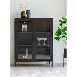 Witryna BRISBANE 80cm Czarny