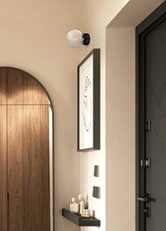 Lampa Sufitowa AURA K-5681 Transparentny/Czarny