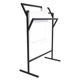 Wieszak Łazienkowy KAJA HOME KS-16 TOWEL III Czarny