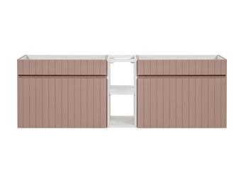 Zestaw ICR 81-01 140cm (2x Szafka + Regał) Różowy/Biały
