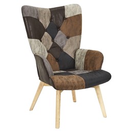 Fotel HELSINKI Brązowy