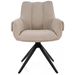 Krzesło GIO Jasny Beż/Czarny Mat