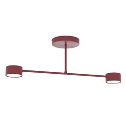 Lampa Sufitowa HALO 2 Burgundowy
