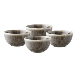 Zestaw 4 Misek Kamionkowych VIOLA fi14,5cm Szary
