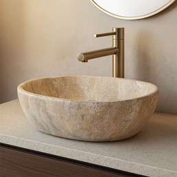 Umywalka Nablatowa AMELIA 48 Savana Beżowy