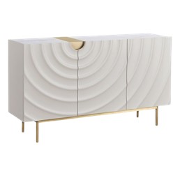 Komoda STILIG ST321 Biały/Złoty