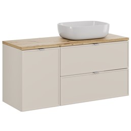 Zestaw Meblowy SMILE 120cm Kaszmirowy Mat/Dąb Artisan