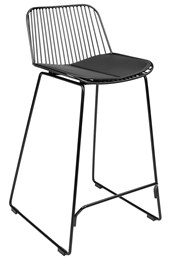 Krzesło Barowe MILES 76cm Czarny
