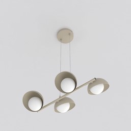 Lampa Wisząca BOOM 4 Beżowy