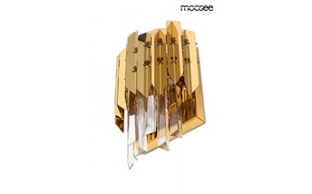 Lampa Ścienna MAJESTIC Złoty/Transparentny