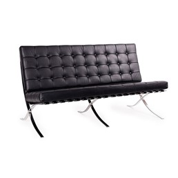 Sofa BARCELON Trzyosobowa Czarny