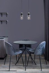 Lampa Wisząca BRUS K-5251 Czarny/Grafitowy