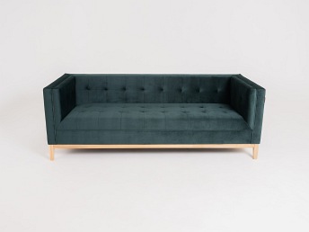 Sofa By-Tom 208x85x73 Avocado/Naturalny