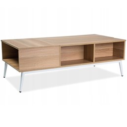 Ława ARRAS Dąb/Biały