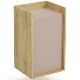 Szafka MOBIUS 1D Naturalny/Antyczny Róż