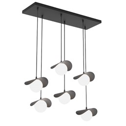 Lampa Wisząca RITUAL 6 Czarny