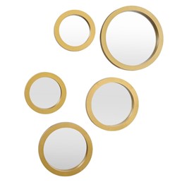 Zestaw 5 Luster GILDED Złoty