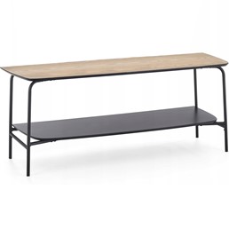 Stolik GENUA RTV1 Czarny/Naturalny